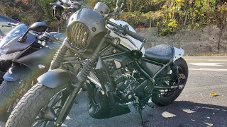 宇治川ラインツーリング❣️レブル250カスタム