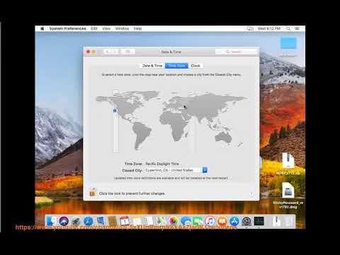 Fix Date and Time not working in macOS High Sierra Video