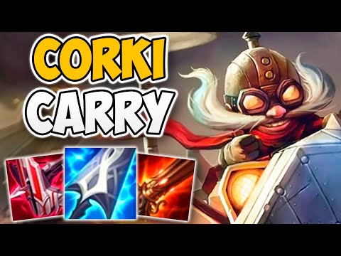 THIS IS HOW TO SOLO CARRY WITH CORKI! | CHALLENGER CORKI MID GAMEPLAY | Patch 11.24 S11