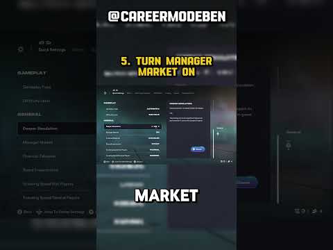Use THESE settings for your next FC26 Career Mode!