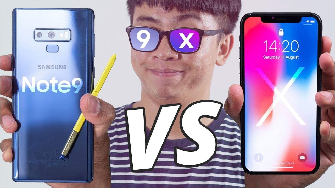 So sánh Galaxy Note 9 vs iPhone X : Đối đầu toàn diện!