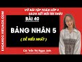 Vở bài tập Toán Lớp 2 Bài 40: Bảng nhân 5