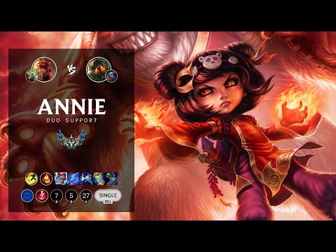Annie Support vs Nautilus - EUW Challenger Patch 12.12