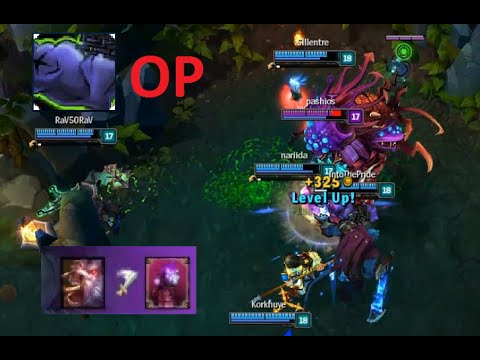 1v5 Alistar stealing Baron with passive