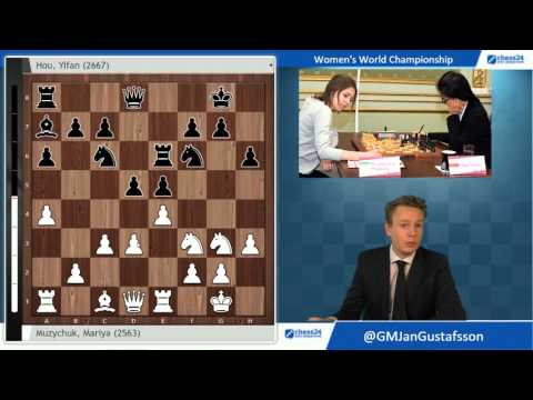 Mariya Muzychuk - Hou Yifan, Women's World Championship Game 1: Grandmaster Analysis
