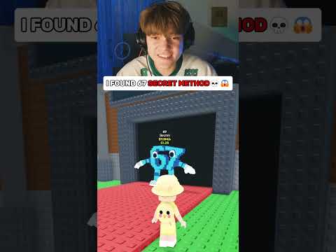 I found 67 SECRET METHOD 💀😱 #roblox #robloxshorts #robloxmemes