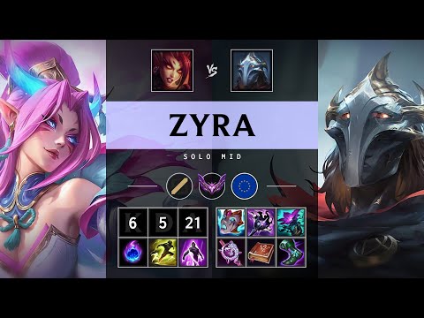 Zyra Mid vs Viktor - EUW Master Patch 25.14