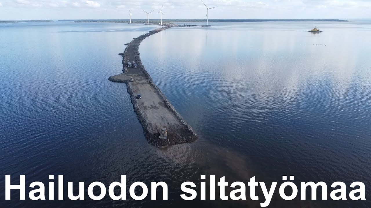 Hailuoto bridge construction