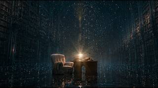 ☂️A Library Where Rain Falls Upward I Surreal Experience
