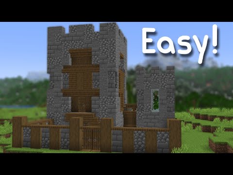 Ultimate Mini Castle Building Tutorial in Minecraft!