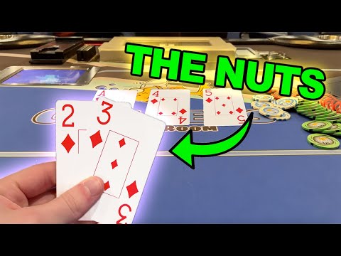 Flopping a STRAIGHT FLUSH draw | Poker Vlog #22