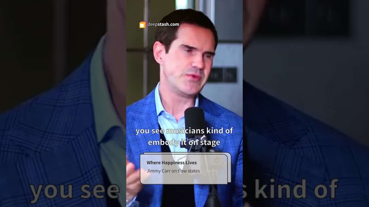 Jimmy Carr - Flow states and happiness #shorts