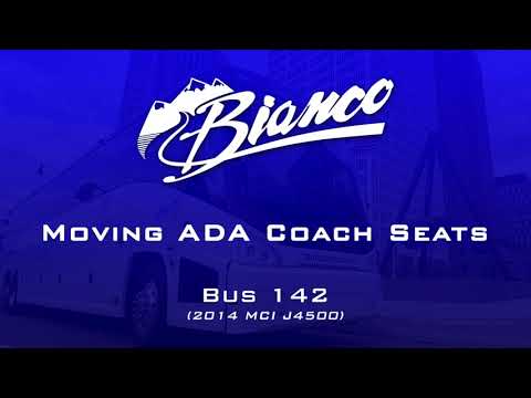 Moving ADA Coach Seats on Bus 142 (2014 MCI J4500)