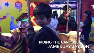 The Carousel James Jay Jayson having a blast riding it