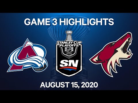 NHL Highlights | 1st Round, Game 3: Avalanche vs. Coyotes – Aug. 15, 2020