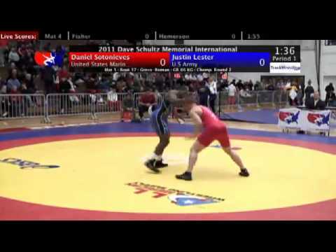 Schultz Greco 66kg Daniel Sotonieves (USMC) vs. Harry Lester (Army)