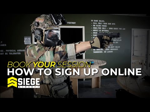 Book YOUR Session: How To Sign Up Online to Play At Siege Airsoft