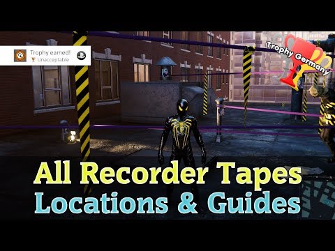 Marvel's Spider-Man | DLC CTNS: Silver Lining - All Recorder Tapes & Locations (Unacceptable Trophy)