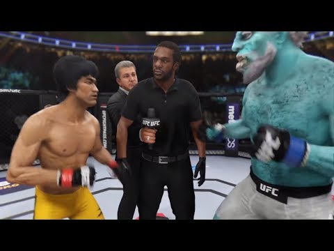 Bruce Lee vs. Yeti (EA sports UFC 3)