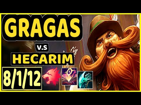 SELFMADE (GRAGAS) vs HECARIM - 8/1/12 KDA JUNGLE CHALLENGER GAMEPLAY - EUW