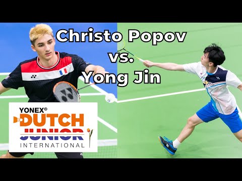 Christo Popov (FRA) vs Yong Jin (KOR) | MS Final | Yonex Dutch Junior International 2020