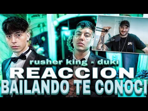 🇪🇸 REACCION: Rusherking, Duki - BAILANDO TE CONOCI (Official Video)