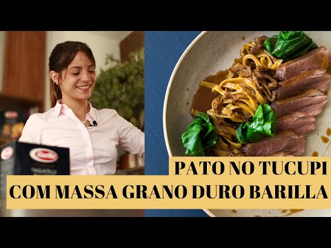 PATO NO TUCUPI COM MASSA GRANO DURO BARILLA