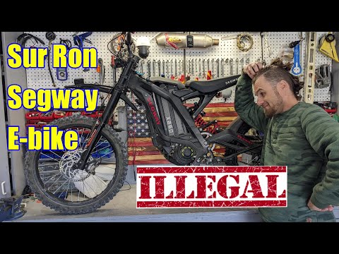 ARE Sur ron or Segway's Street / Trail Legal? Can you ride them on bike paths !? Kaniwaba Pedal Kit
