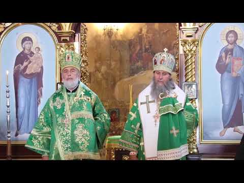 Митрополит Даниил впервые совершил Литургию в Успенском Далматовском монастыре