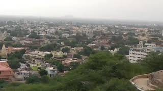 preview picture of video 'Jhunjhunu City view from mansa mata mandir'