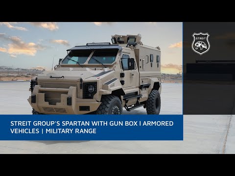 Streit Group's Spartan with Gun Box l Armored Vehicles | Special Purpose | Military Range
