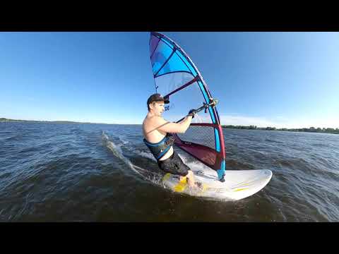 Testing my new NeilPryde Ryde HD 2020 6.7 sail