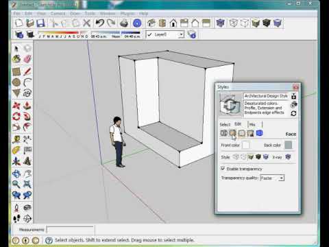 comment colorer google sketchup