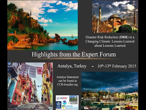 Antalya DRR Expert Forum
