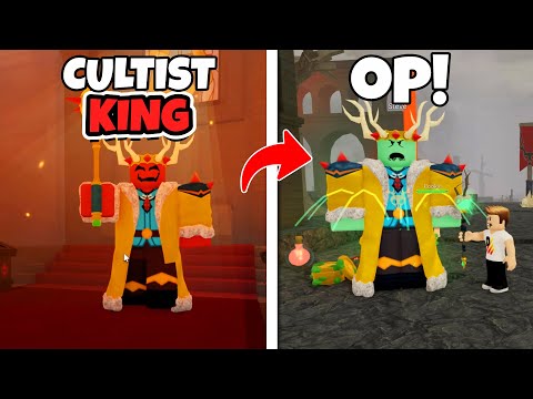 Reviving CULTIST KING with Necromancer Class! 99 Nights in the Forest