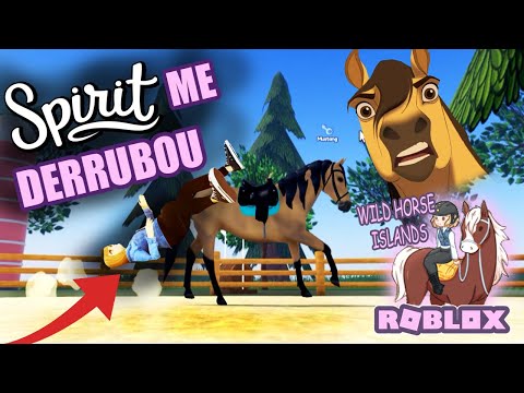 CAI DOMANDO O SPIRIT INDOMAVEL! - wild horse islands ROBLOX