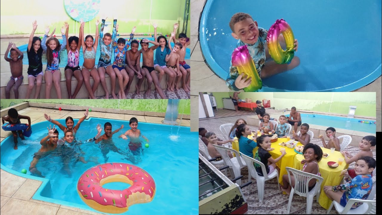 FESTA POOL PARTY + muita diversão, piscina e amigos ☀️⛱