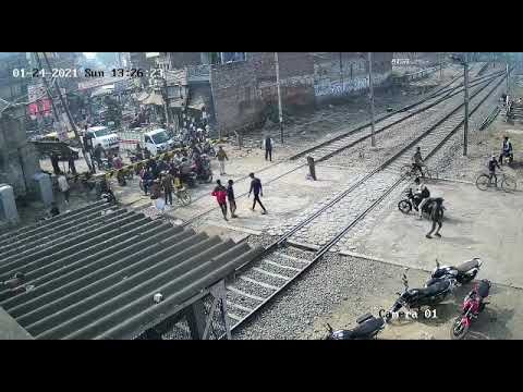 Indian Railway crossing accident