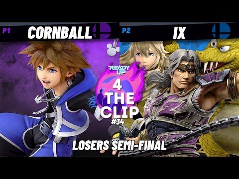 4TC34 - Cornball (Sora) Vs. IX (Simon, Lucina, King K. Rool) - Losers Semi-Final