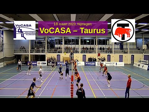 2023-03-18 VoCASA - Taurus (samenvatting 8 min) Eredivisie Heren Volleybal