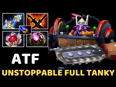 ATF [Timbersaw] Unstoppable Full Tanky Build Destroy All 7.37 Dota 2