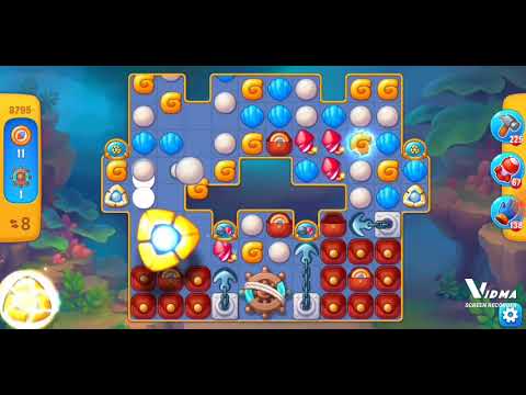 Fishdom. 8795 level no boosters and diamonds. 15 moves