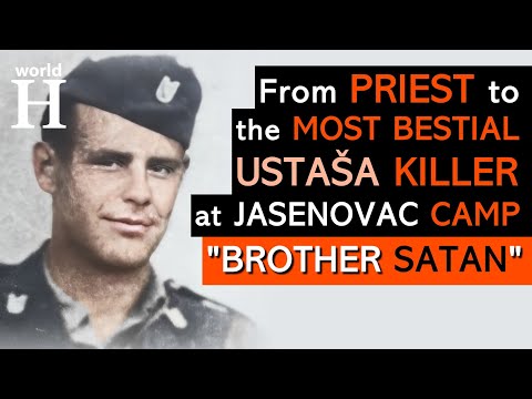 EXECUTION of Miroslav Filipović A Priest who Turned into BESTIAL Ustaša Child Killer at JASENOVAC