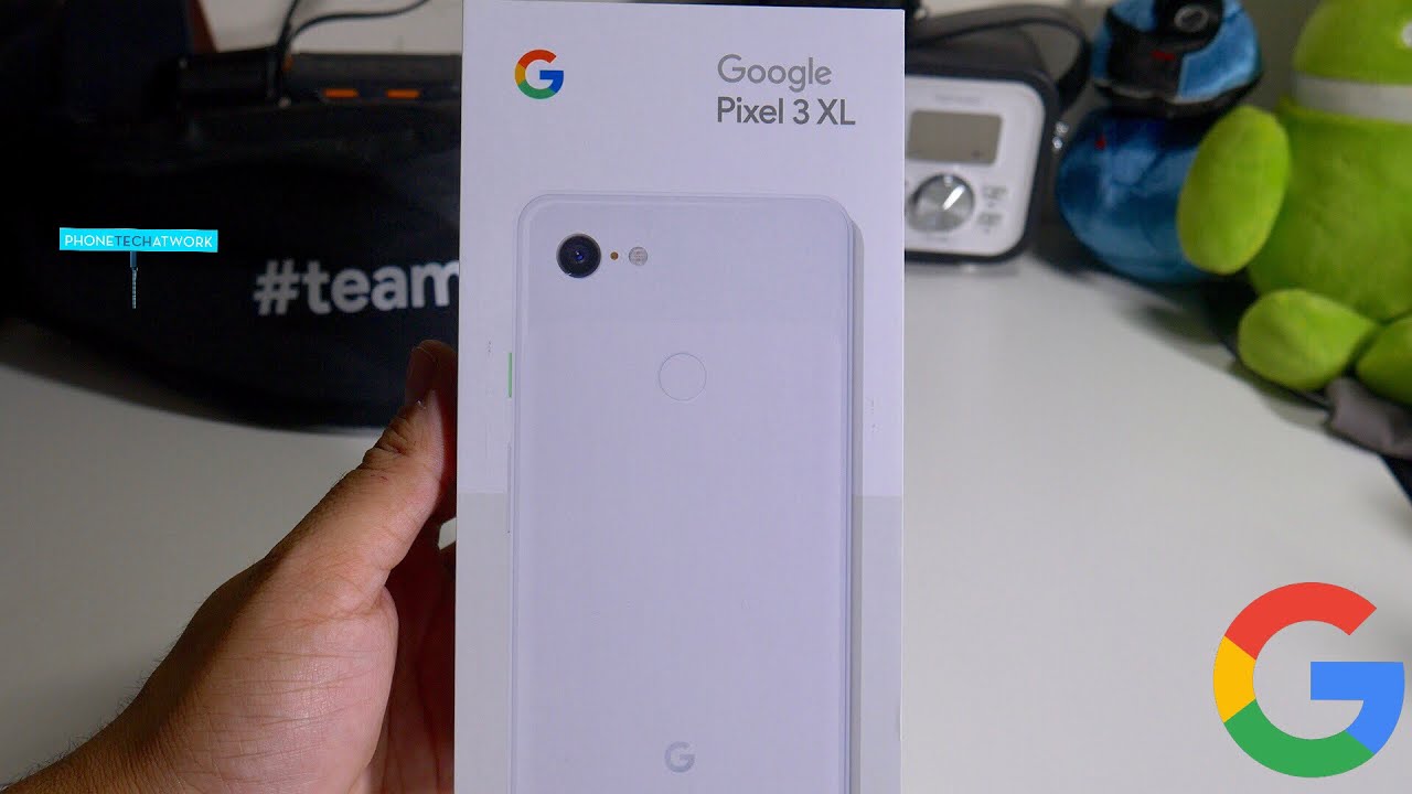 Google Pixel 3 XL Clearly White Unboxing! #TeamPixel In The Building!