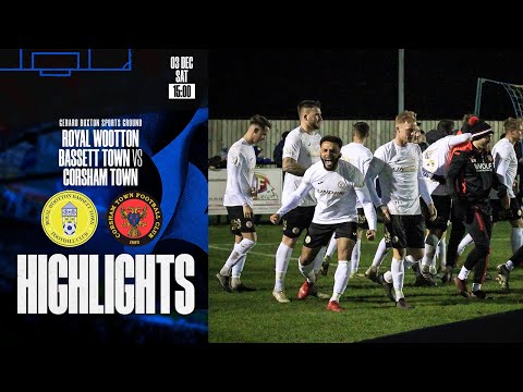 Royal Wootton Bassett Town FC 0 V 0 Corsham Town FC - FA Vase Third Round Match Highlights