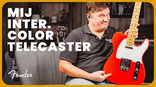 Video thumbnail for Japanese Excellence: Fender Made in Japan Limited International Color Telecaster Demo & Review by Tarpley Music