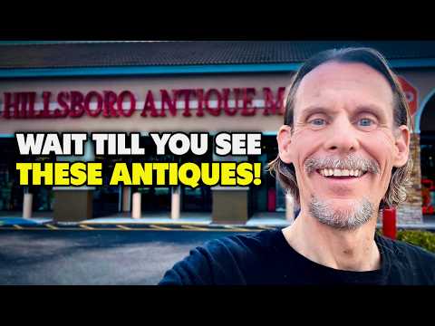 Inside an Elegant Antique Mall… Look What Appears