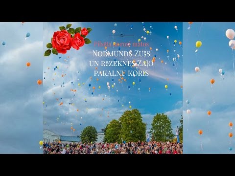 Normunds Zušs un Rēzeknes Zaļo pakalnu koris - Pilsēta ar rozi matos (Veltījums Rēzeknei)