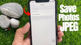 How to Capture and Save Photos in JPG Format on iPhone