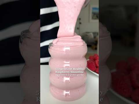 This smoothie got 20 million views on my IG because it’s so creamy😍 #healthyrecipes #highprotein